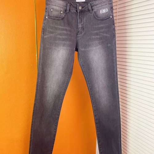 Replica Balenciaga Jeans For Men #1268828 $48.00 USD for Wholesale