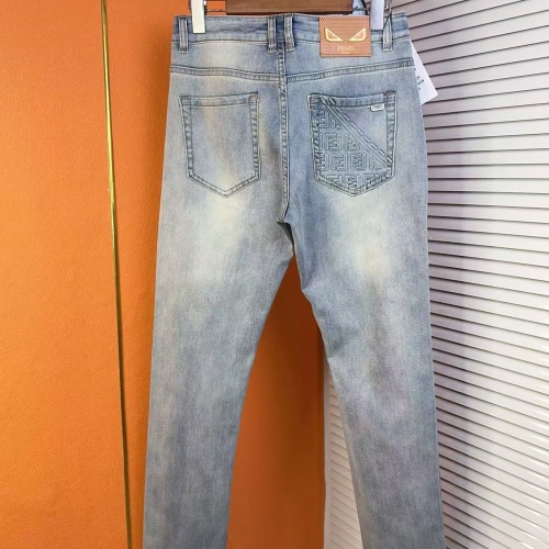 Replica Fendi Jeans For Men #1268835 $48.00 USD for Wholesale