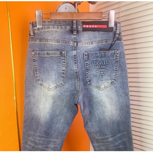 Replica Prada Jeans For Men #1268852 $48.00 USD for Wholesale