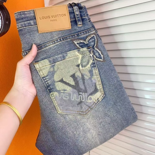 Louis Vuitton LV Jeans For Men #1268856 $48.00 USD, Wholesale Replica Louis Vuitton LV Jeans