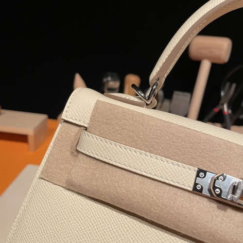 Replica Hermes AAA Quality Handbags In Silver For Women #1268914 $337.19 USD for Wholesale