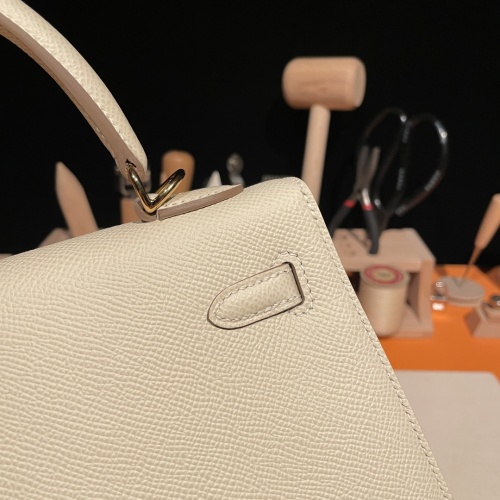 Replica Hermes AAA Quality Handbags In Gold For Women #1268918 $337.19 USD for Wholesale