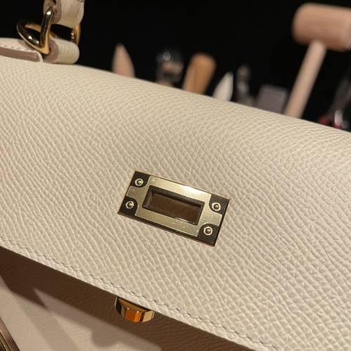 Replica Hermes AAA Quality Handbags In Gold For Women #1268918 $337.19 USD for Wholesale