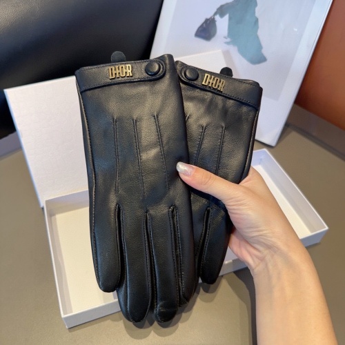 Replica Christian Dior Gloves For Women #1269004 $45.00 USD for Wholesale