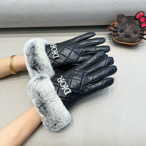 Replica Christian Dior Gloves For Women #1269010 $52.00 USD for Wholesale