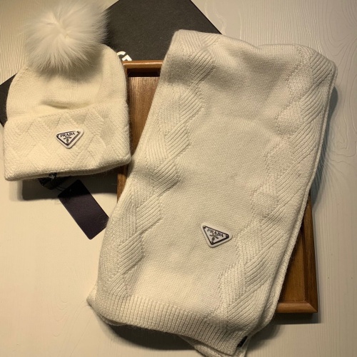 Prada Hat and Scarf Set #1269082 $72.00 USD, Wholesale Replica Prada Hat and Scarf and Glove Set