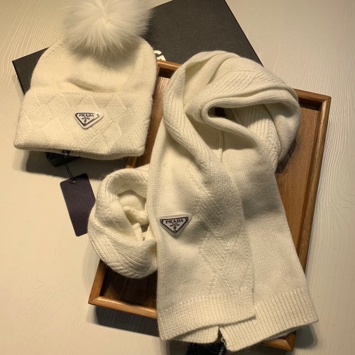 Replica Prada Hat and Scarf Set #1269082 $72.00 USD for Wholesale