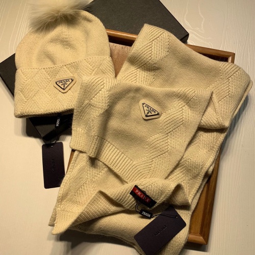 Replica Prada Hat and Scarf Set #1269083 $72.00 USD for Wholesale