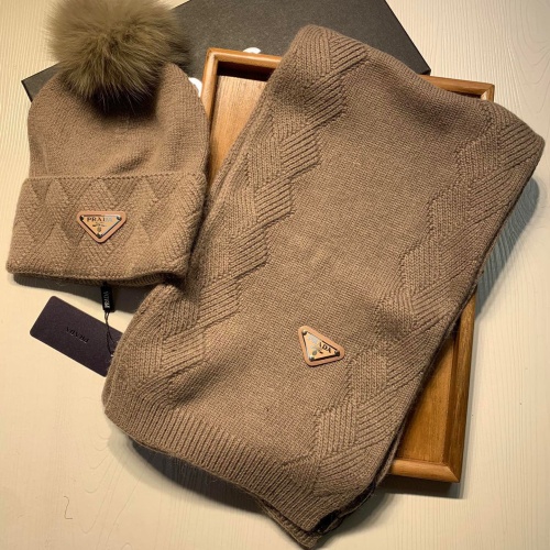 Prada Hat and Scarf Set #1269084 $72.00 USD, Wholesale Replica Prada Hat and Scarf and Glove Set