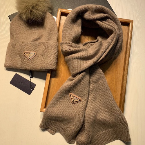 Replica Prada Hat and Scarf Set #1269084 $72.00 USD for Wholesale