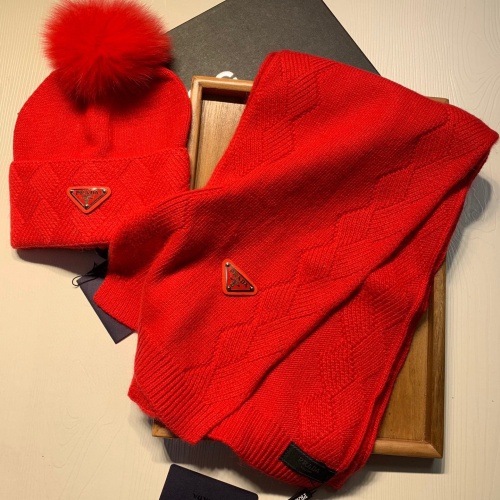 Replica Prada Hat and Scarf Set #1269085 $72.00 USD for Wholesale