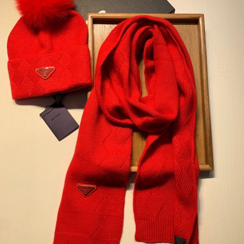 Replica Prada Hat and Scarf Set #1269085 $72.00 USD for Wholesale