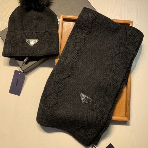 Prada Hat and Scarf Set #1269087 $72.00 USD, Wholesale Replica Prada Hat and Scarf and Glove Set