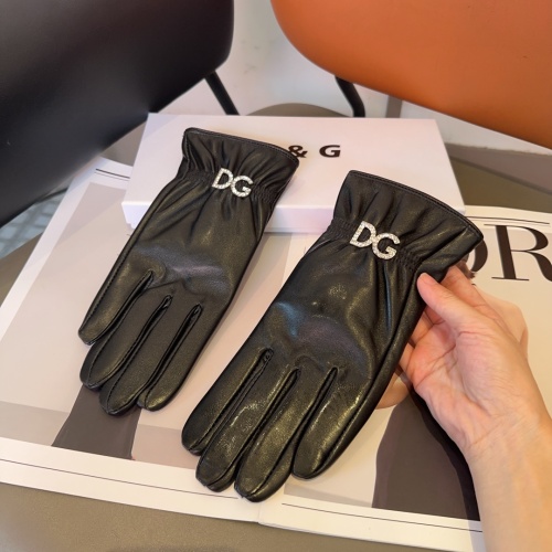 Dolce &amp; Gabbana Gloves For Women #1269090 $45.00 USD, Wholesale Replica Dolce &amp; Gabbana Gloves