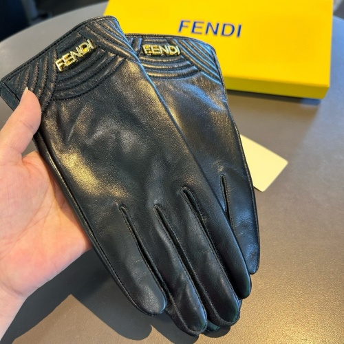 Replica Fendi Gloves For Women #1269091 $48.00 USD for Wholesale