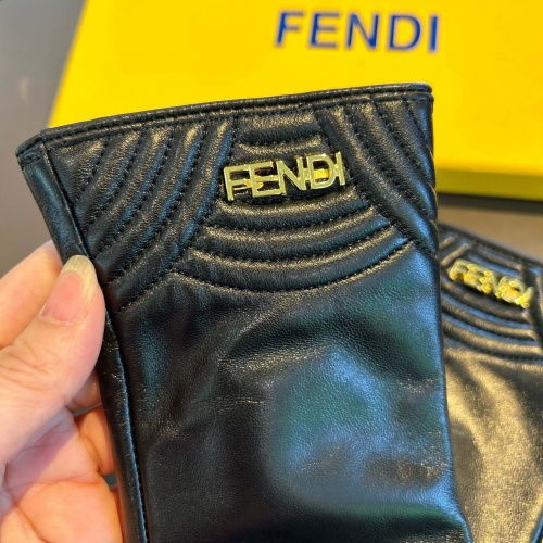 Replica Fendi Gloves For Women #1269091 $48.00 USD for Wholesale