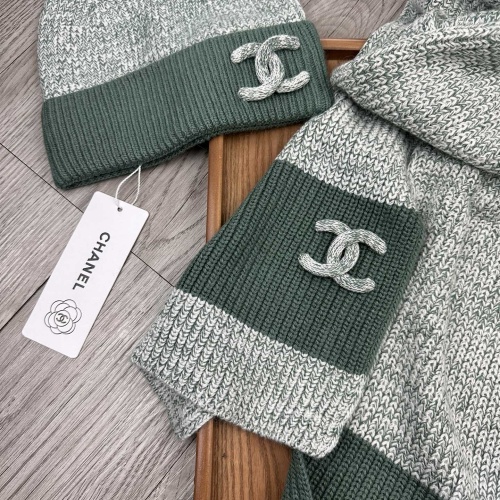 Replica Chanel Hat and Scarf Set #1269095 $52.00 USD for Wholesale