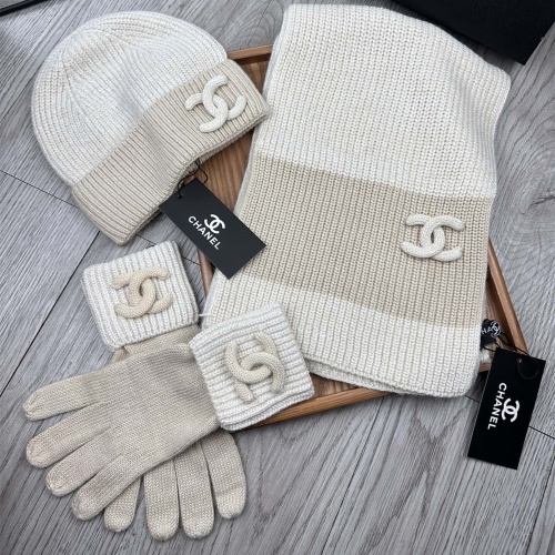 Chanel Hat and Scarf and Glove Set #1269100 $72.00 USD, Wholesale Replica Chanel Hat and Scarf and Glove Set