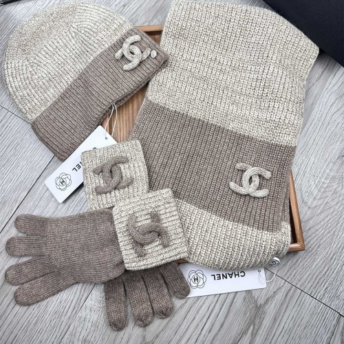 Chanel Hat and Scarf and Glove Set #1269101 $72.00 USD, Wholesale Replica Chanel Hat and Scarf and Glove Set