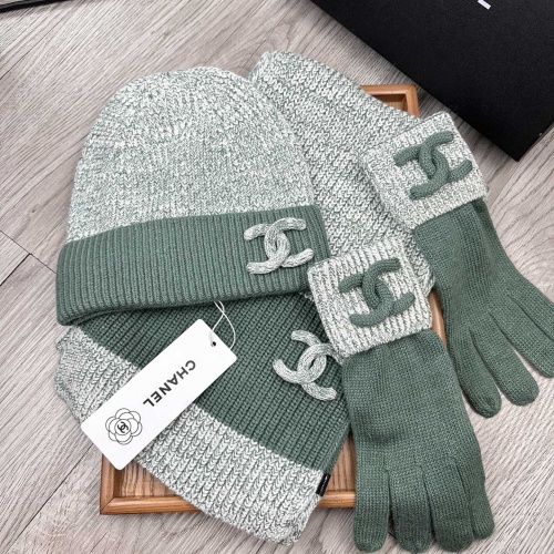 Replica Chanel Hat and Scarf and Glove Set #1269103 $72.00 USD for Wholesale