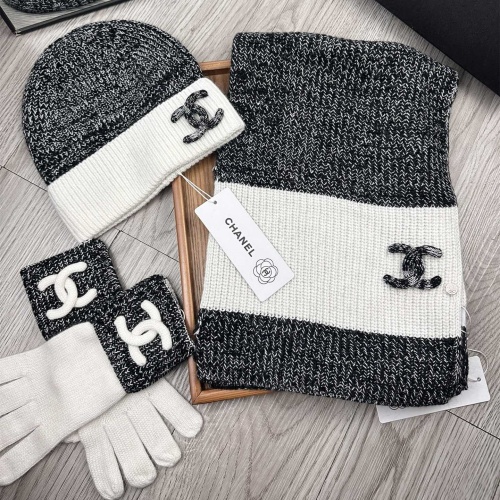 Chanel Hat and Scarf and Glove Set #1269104 $72.00 USD, Wholesale Replica Chanel Hat and Scarf and Glove Set