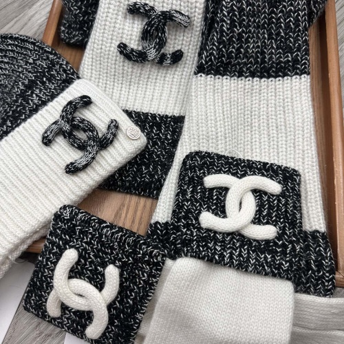 Replica Chanel Hat and Scarf and Glove Set #1269104 $72.00 USD for Wholesale