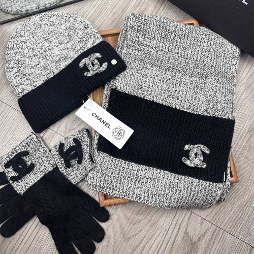 Chanel Hat and Scarf and Glove Set #1269105 $72.00 USD, Wholesale Replica Chanel Hat and Scarf and Glove Set