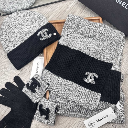 Replica Chanel Hat and Scarf and Glove Set #1269105 $72.00 USD for Wholesale