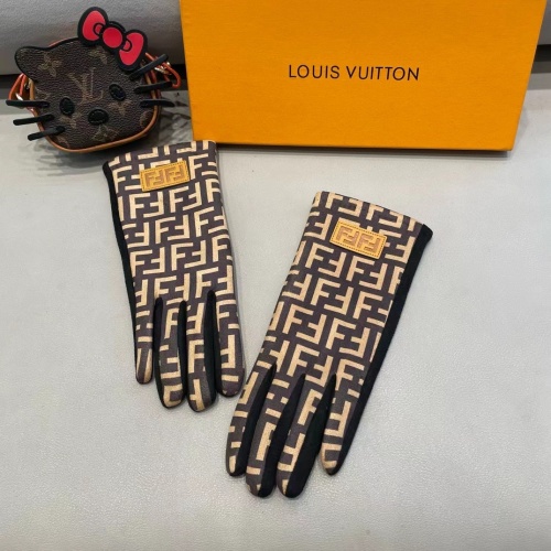 Fendi Gloves #1269181 $36.00 USD, Wholesale Replica Fendi Gloves