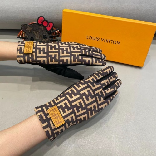 Replica Fendi Gloves #1269181 $36.00 USD for Wholesale