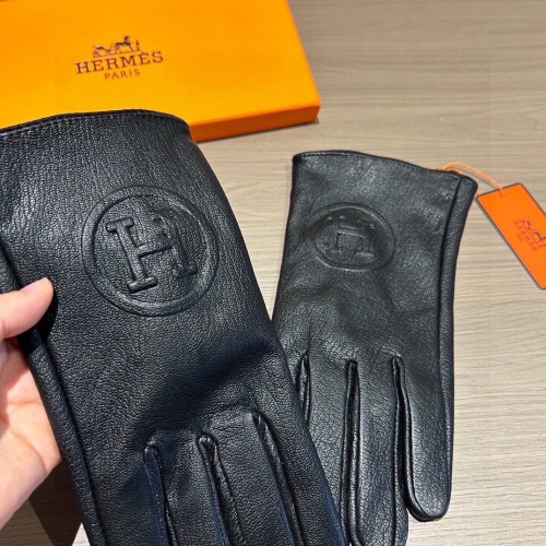 Replica Hermes Gloves For Men #1269193 $48.00 USD for Wholesale