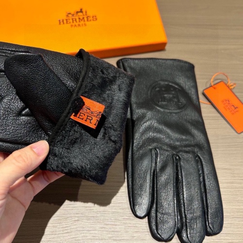 Replica Hermes Gloves For Men #1269193 $48.00 USD for Wholesale