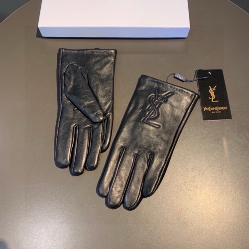 Yves Saint Laurent Gloves For Women #1269228 $42.00 USD, Wholesale Replica Yves Saint Laurent Gloves