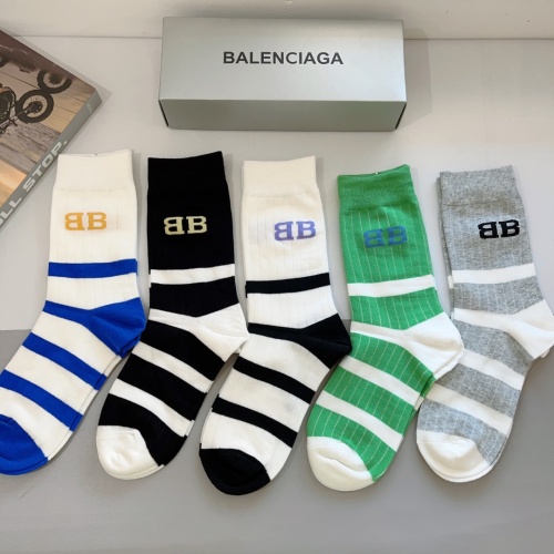 Balenciaga Socks #1269553 $29.00 USD, Wholesale Replica Balenciaga Socks