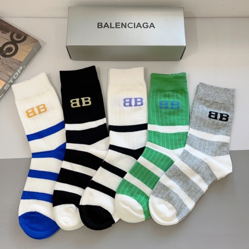 Replica Balenciaga Socks #1269553 $29.00 USD for Wholesale