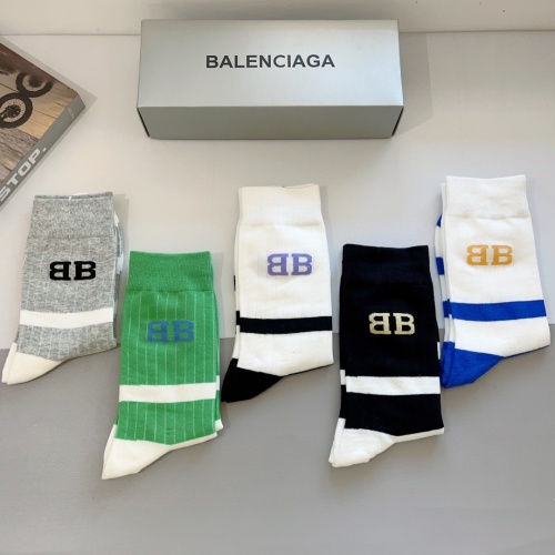 Replica Balenciaga Socks #1269553 $29.00 USD for Wholesale