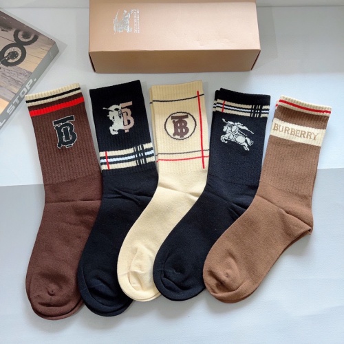 Replica Burberry Socks #1269554 $29.00 USD for Wholesale