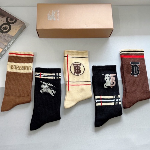 Replica Burberry Socks #1269554 $29.00 USD for Wholesale