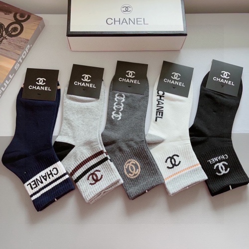 Replica Chanel Socks #1269556 $29.00 USD for Wholesale