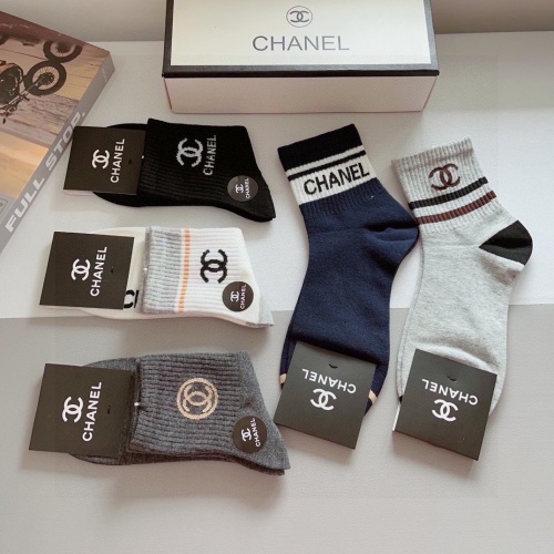 Replica Chanel Socks #1269556 $29.00 USD for Wholesale