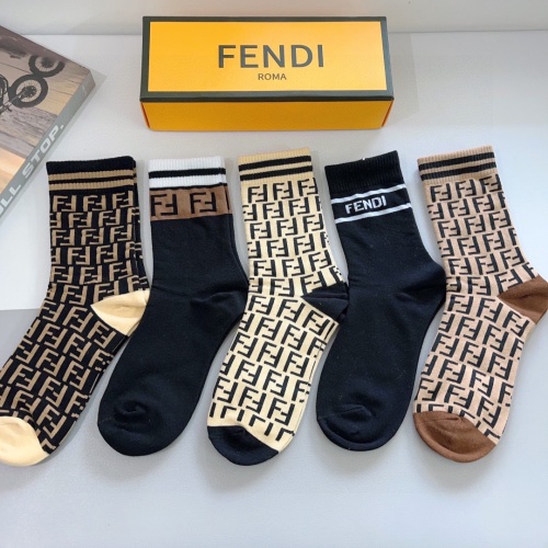 Fendi Socks #1269557 $29.00 USD, Wholesale Replica Fendi Socks