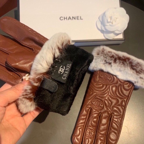 Replica Chanel Gloves For Women #1269562 $45.00 USD for Wholesale