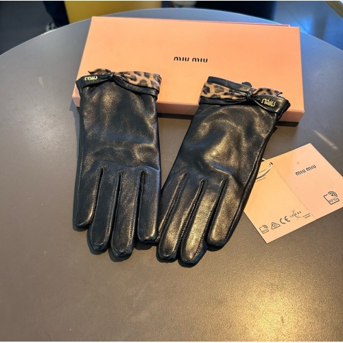 MIU MIU Gloves For Women #1269563 $48.00 USD, Wholesale Replica MIU MIU Gloves