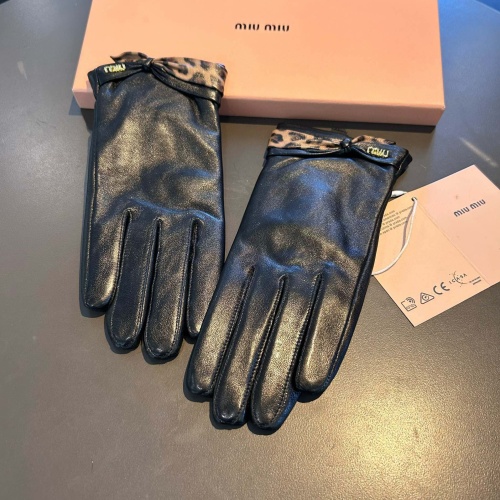 Replica MIU MIU Gloves For Women #1269563 $48.00 USD for Wholesale