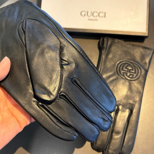 Replica Gucci Gloves For Men #1269566 $42.00 USD for Wholesale