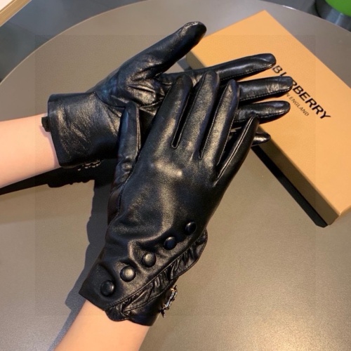 Replica Burberry Gloves For Women #1269567 $48.00 USD for Wholesale