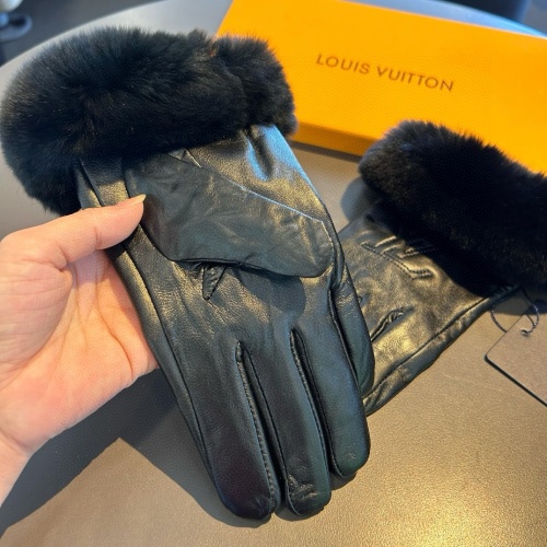 Replica Louis Vuitton LV Gloves For Women #1269576 $45.00 USD for Wholesale