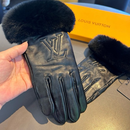 Replica Louis Vuitton LV Gloves For Women #1269576 $45.00 USD for Wholesale