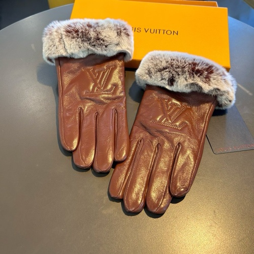 Louis Vuitton LV Gloves For Women #1269585 $45.00 USD, Wholesale Replica Louis Vuitton LV Gloves