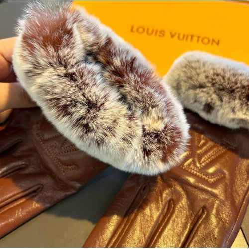 Replica Louis Vuitton LV Gloves For Women #1269585 $45.00 USD for Wholesale